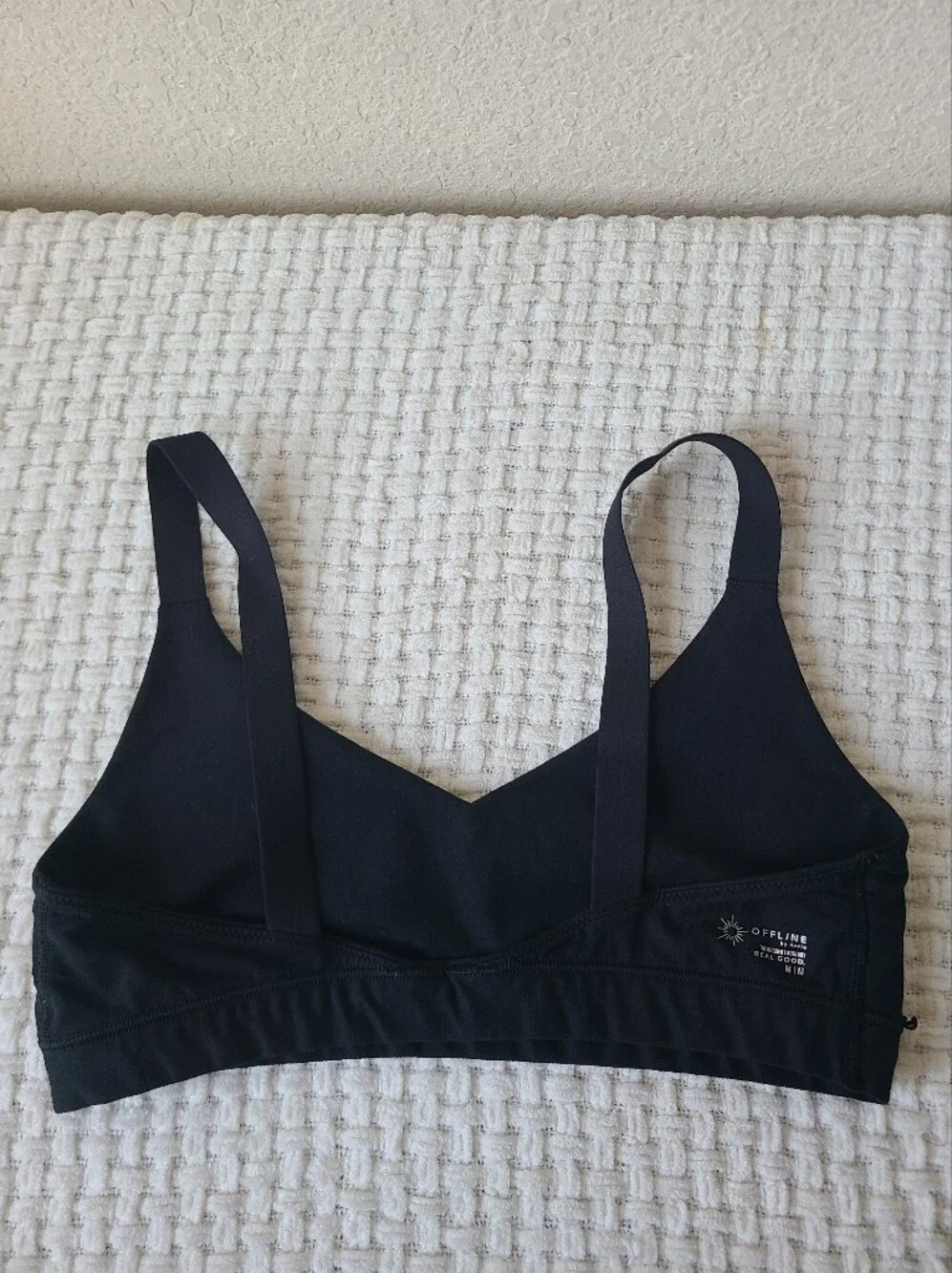 Offline by Aerie Black Wireless Bralette - Women Size M - Picture 3 of 8